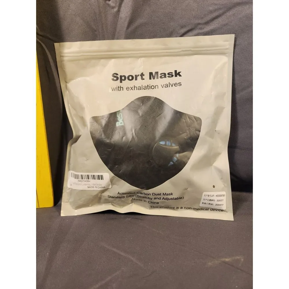Carbon Dust/Sport Mask w/‎ Exhalation Valves
